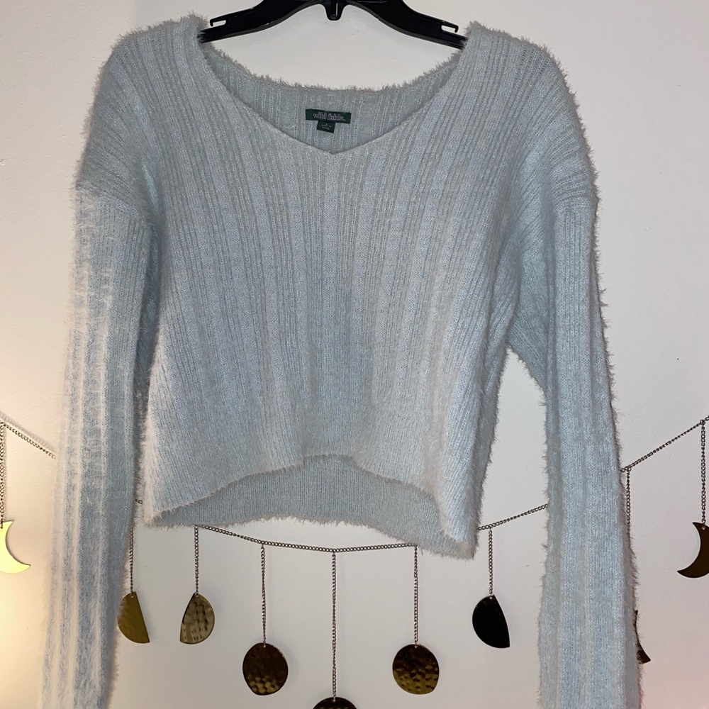 fluffy sweater